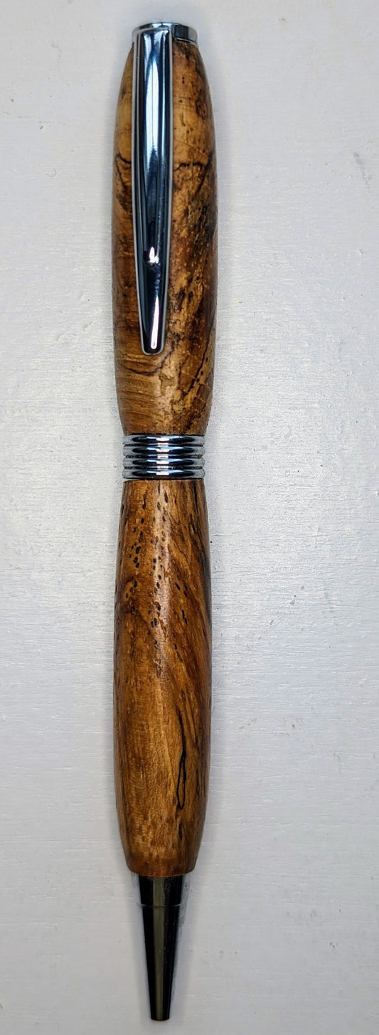 Spalted Cherry Slimline Pen