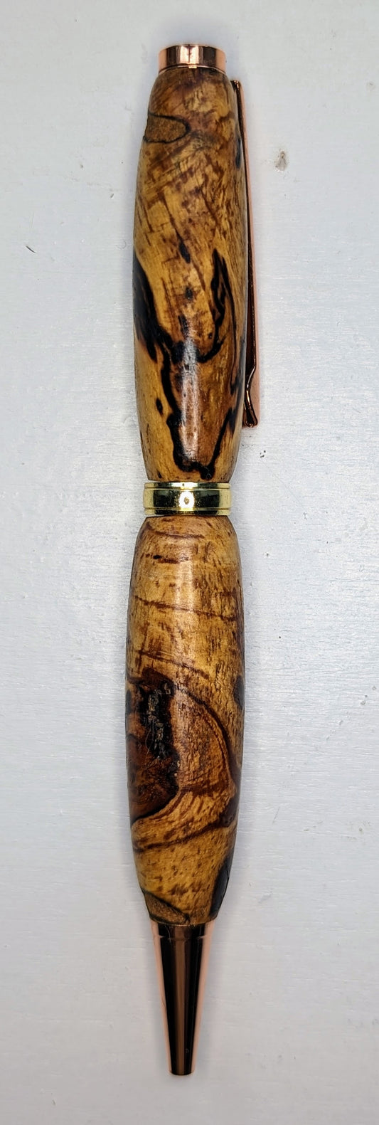 Spalted Applewood Slimline Pen