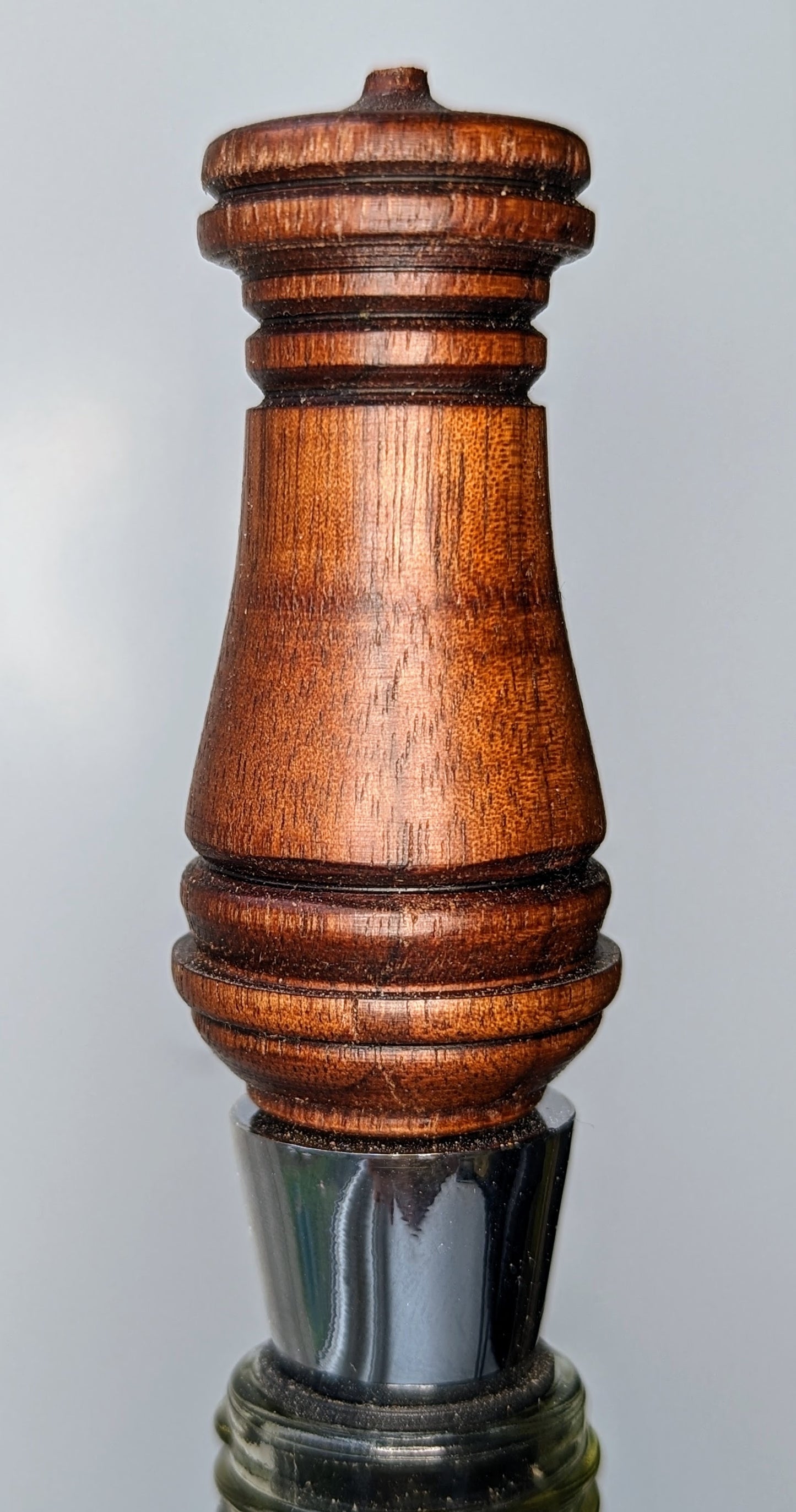 Walnut wine stopper