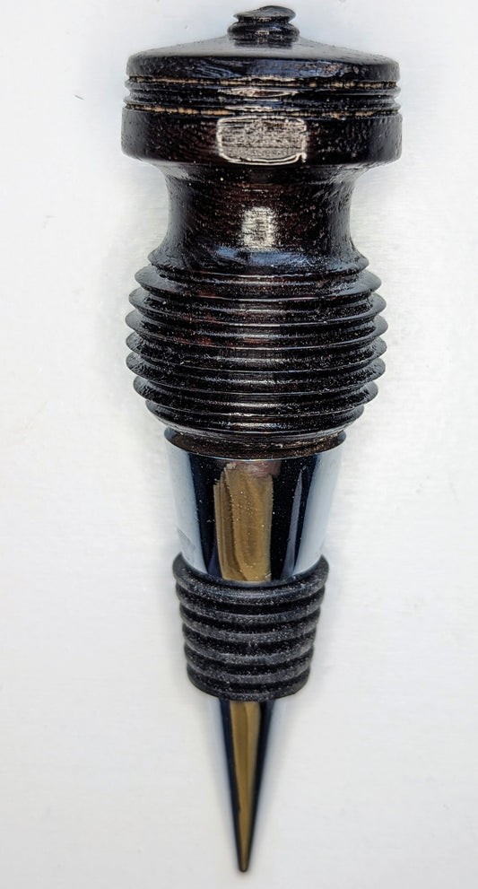 Wenge wine stopper