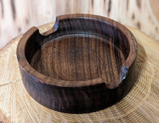 Walnut ashtray