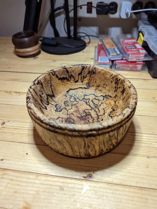 Spalted Applewood bowl
